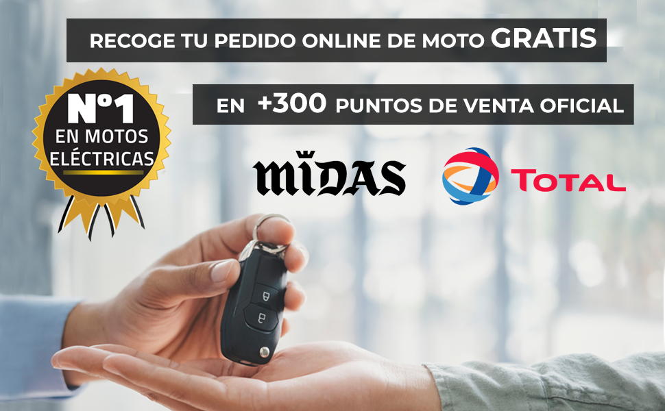 Recoge Tu Pedido Online De Moto Gratis en +300 puntos de venta Oficial