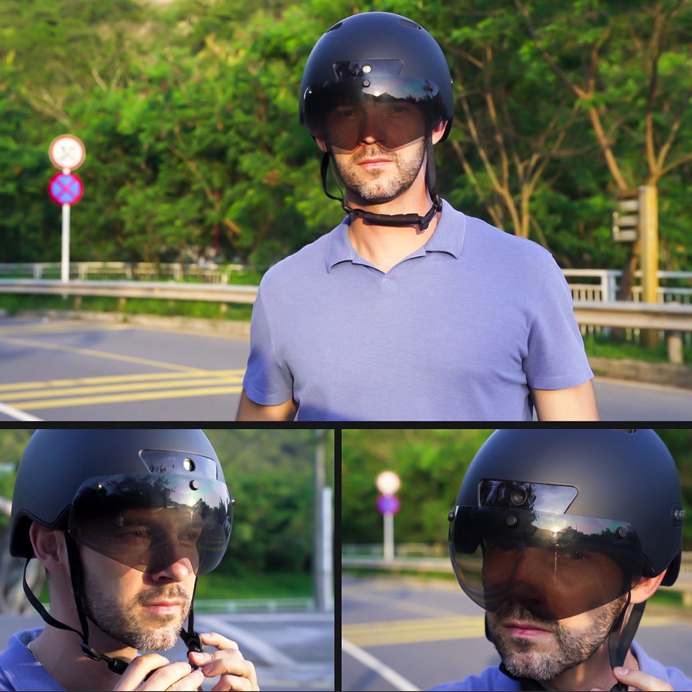 Patinete scooter de cascos de motocicletas micro sistemas de