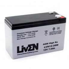Gel Battery 12V 7.0Ah High Discharge LVH12-28W