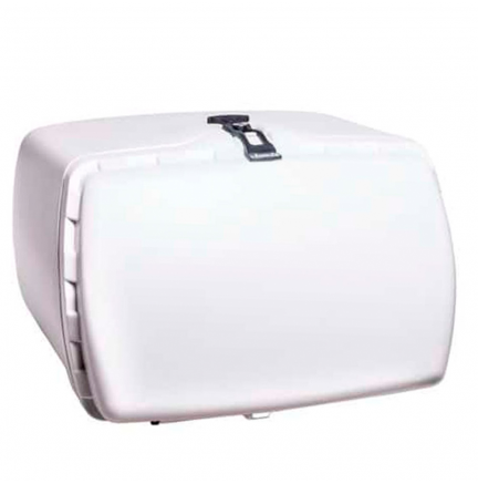 Rear Trunk Maxi Box With Lock 90L White Motorcycle