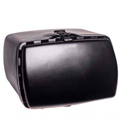 Baúl Trasero Maxi Box Con Cerradura  90L Negro Moto