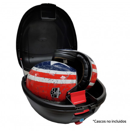 Removable Black Rear Trunk 45L With Sunra Support