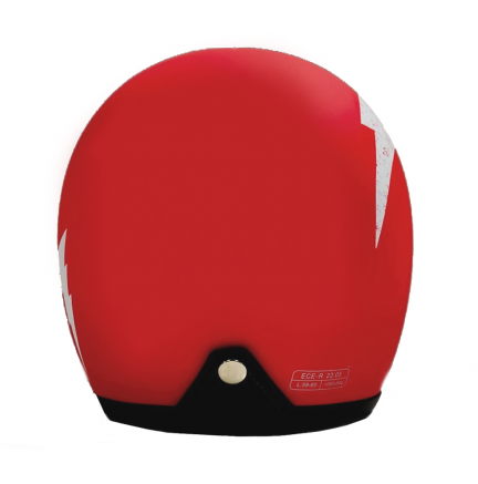 Red Jet Sunra Motorcycle Helmet Size S