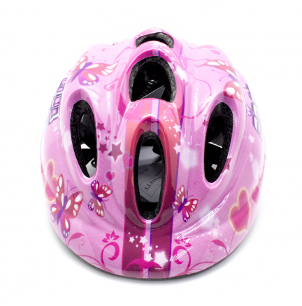 Pink Child Protection Helmet Size M (52-56 cm)